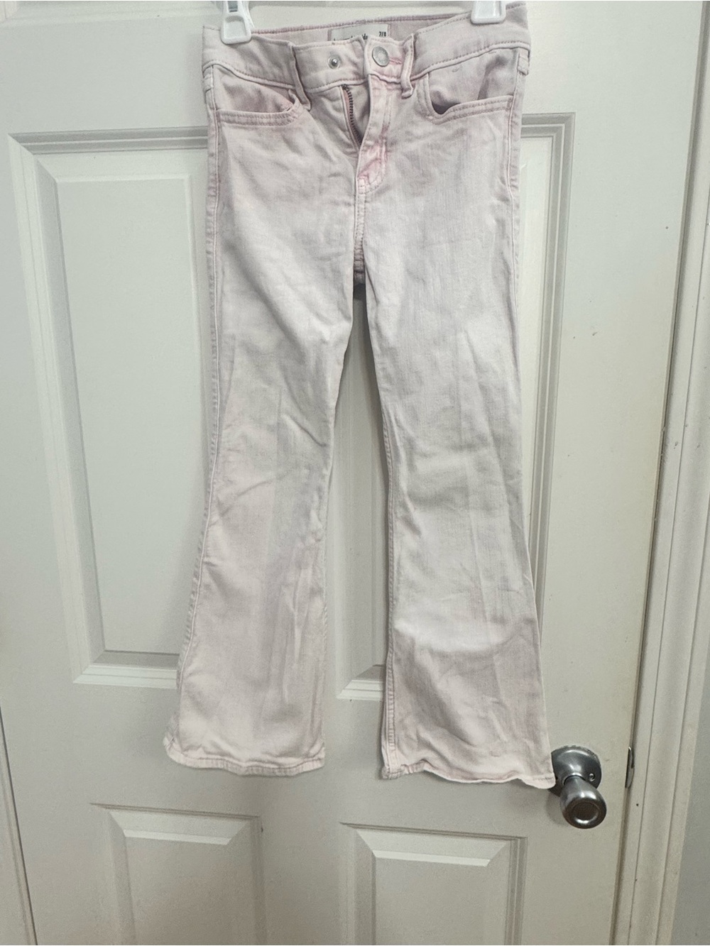 Abercrombie kids Light Pink Flared Jeans